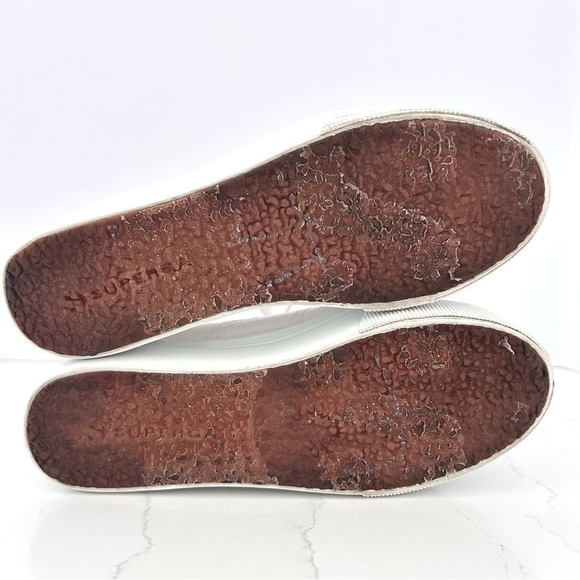 Superga Platform 2790 Sneaker Shoe Canvas Retro Coachella White Womens 7.5/ EU38 - Picture 13 of 14